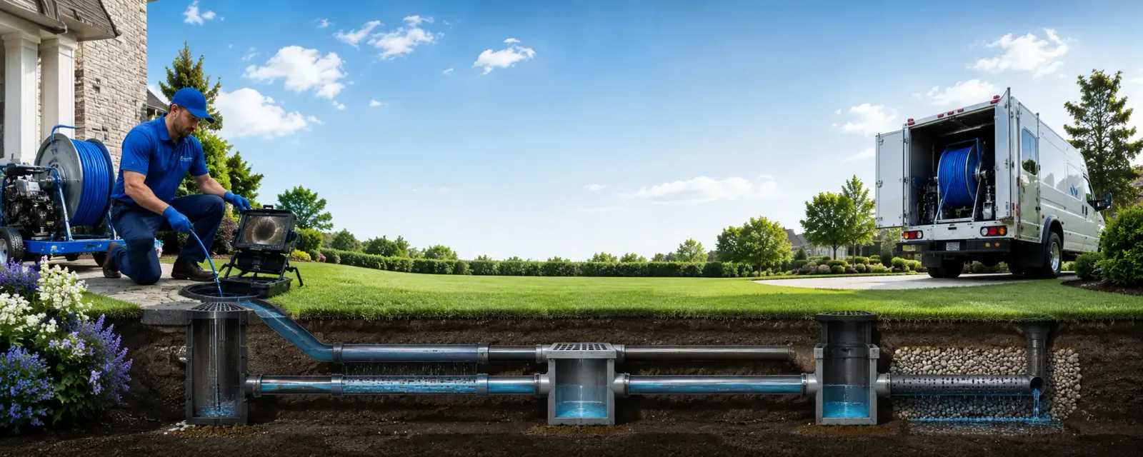 Outdoor drain cleaning information for Pickerington, OH