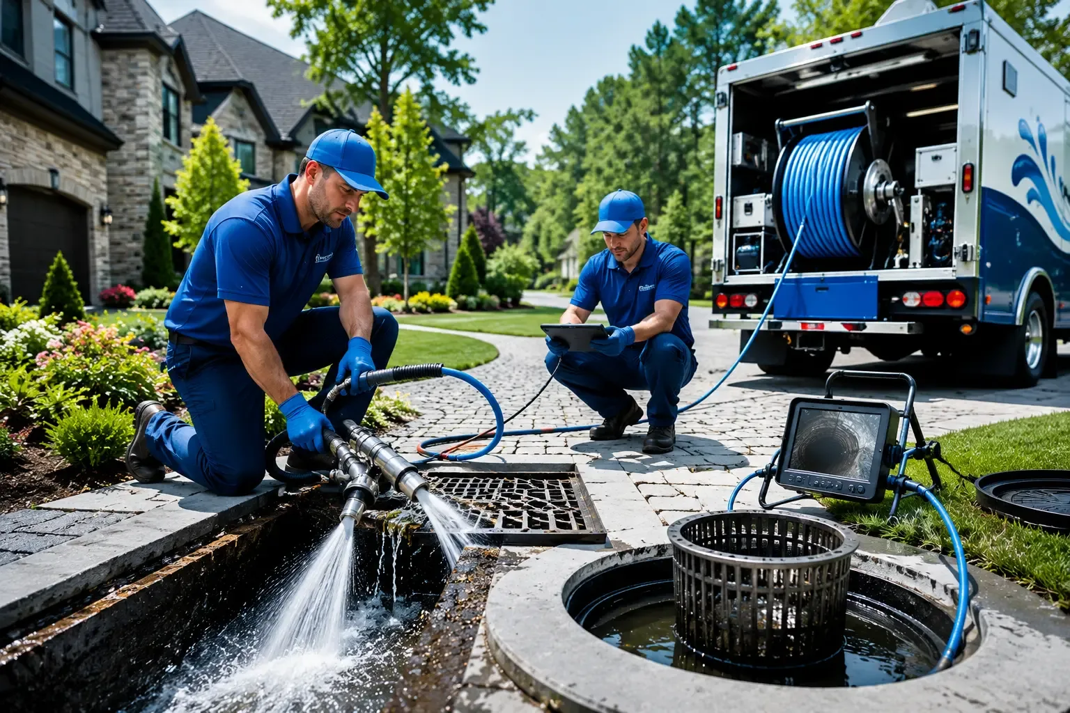 Local outdoor drain cleaning professionals in Pickerington, OH